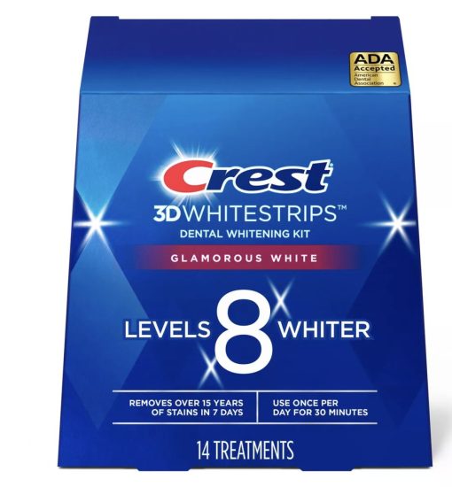 CREST 3D WHITESTRIPS  "GLAMOROUS WHITE"