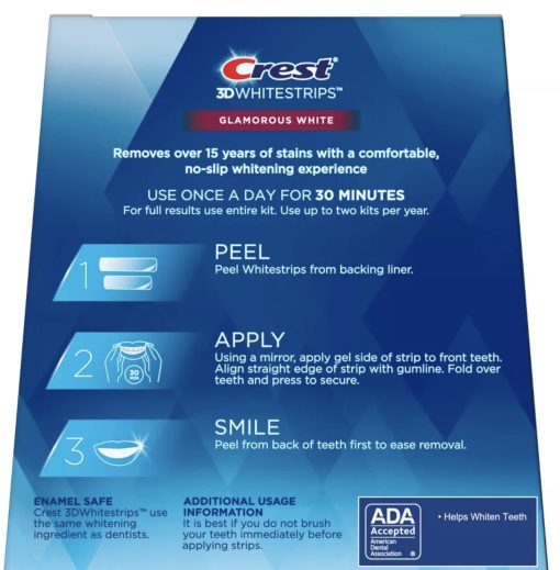 CREST 3D WHITESTRIPS  "GLAMOROUS WHITE" - Image 8